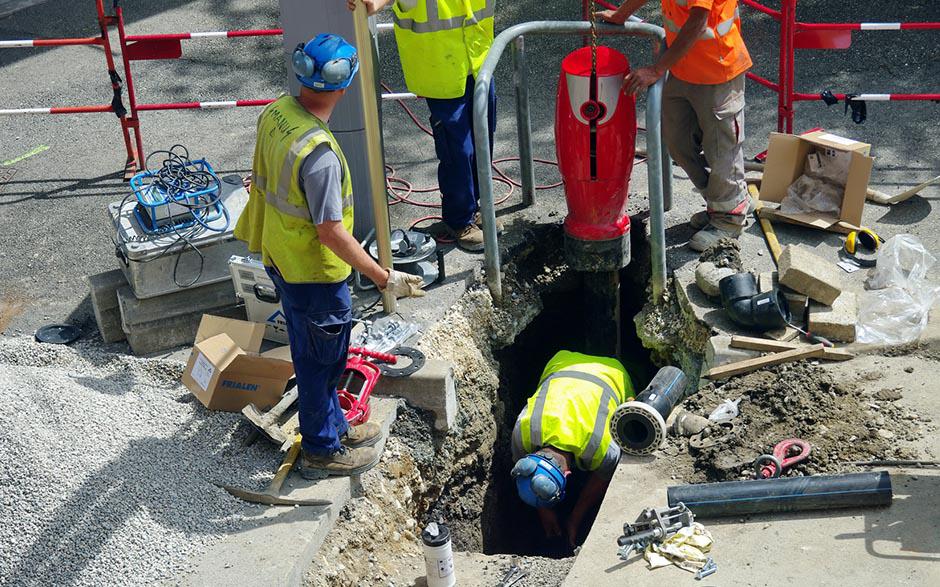 travaux assainissement Les Lilas